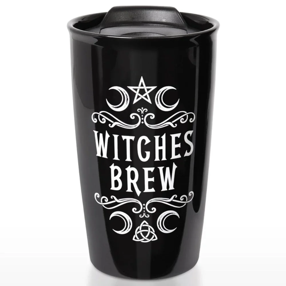 Witches Brew Double Walled 12 Ounce Travel Mug